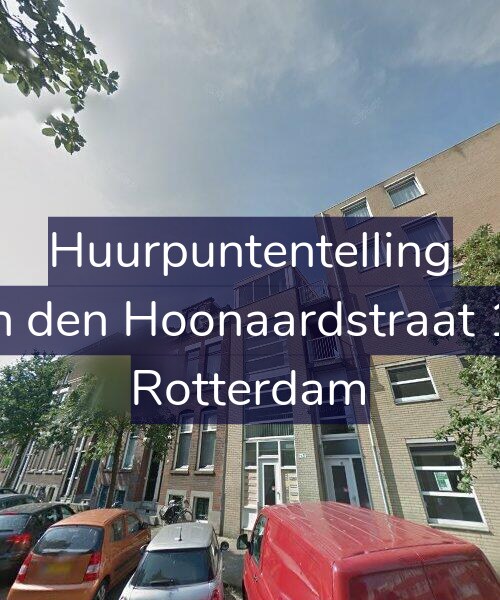 Foto gevel Huurpuntentelling voor Van den Hoonaardstraat 1-D, Rotterdam