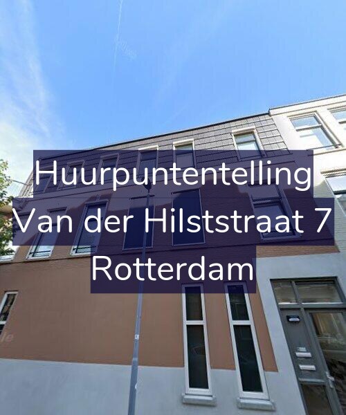 Foto gevel Huurpuntentelling voor Van der Hilststraat 7, Rotterdam