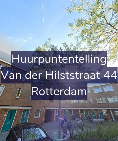 Foto gevel Huurpuntentelling voor Van der Hilststraat 44, Rotterdam