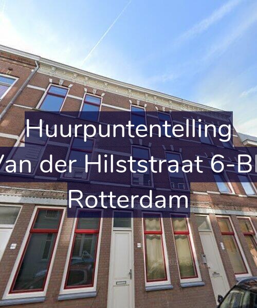 Foto gevel Huurpuntentelling voor Van der Hilststraat 6-BR, Rotterdam