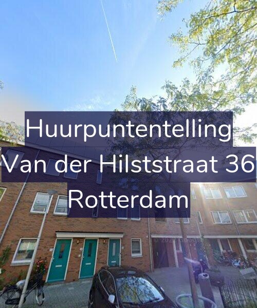 Foto gevel Huurpuntentelling voor Van der Hilststraat 36, Rotterdam