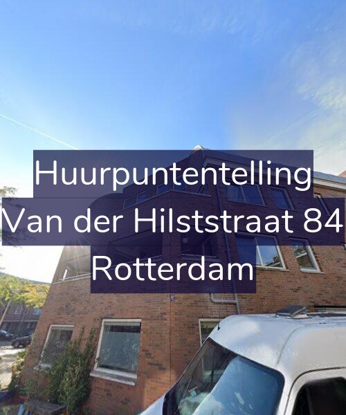 Foto gevel Huurpuntentelling voor Van der Hilststraat 84, Rotterdam