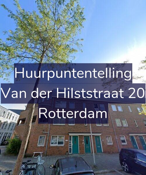 Foto gevel Huurpuntentelling voor Van der Hilststraat 20, Rotterdam