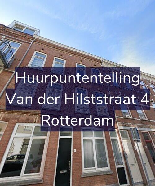 Foto gevel Huurpuntentelling voor Van der Hilststraat 4, Rotterdam