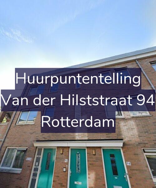 Foto gevel Huurpuntentelling voor Van der Hilststraat 94, Rotterdam