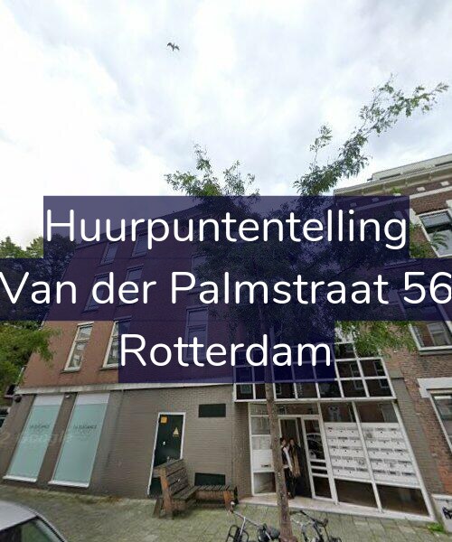 Foto gevel Huurpuntentelling voor Van der Palmstraat 56, Rotterdam