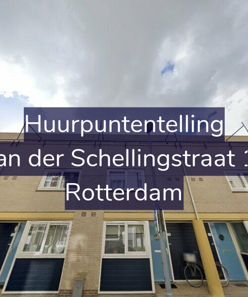 Foto gevel Huurpuntentelling voor Van der Schellingstraat 13, Rotterdam