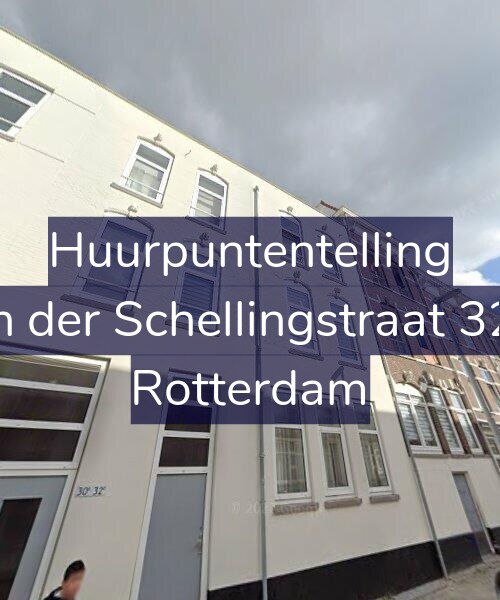 Foto gevel Huurpuntentelling voor Van der Schellingstraat 32-A, Rotterdam