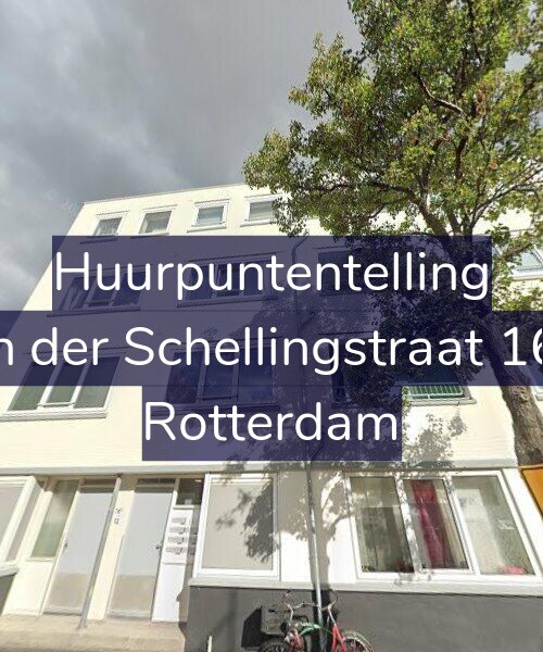Foto gevel Huurpuntentelling voor Van der Schellingstraat 16-A, Rotterdam