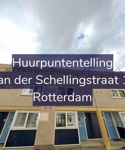 Foto gevel Huurpuntentelling voor Van der Schellingstraat 17, Rotterdam