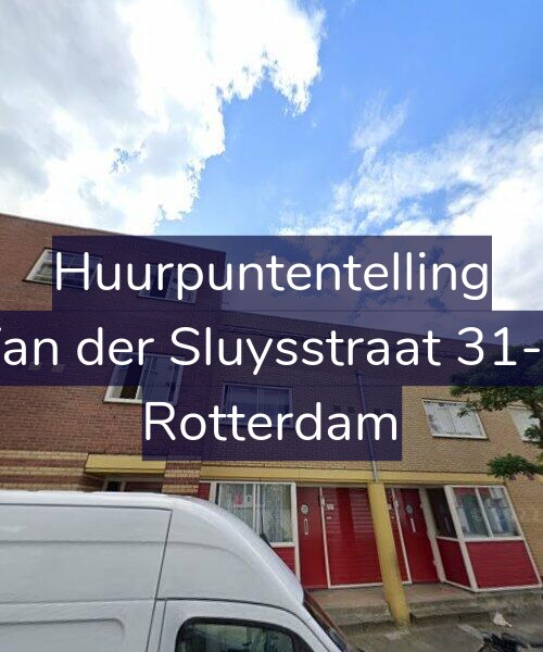 Foto gevel Huurpuntentelling voor Van der Sluysstraat 31-B, Rotterdam