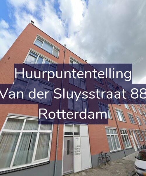 Foto gevel Huurpuntentelling voor Van der Sluysstraat 88, Rotterdam