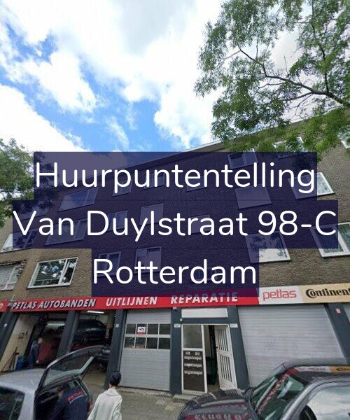 Foto gevel Huurpuntentelling voor Van Duylstraat 98-C, Rotterdam