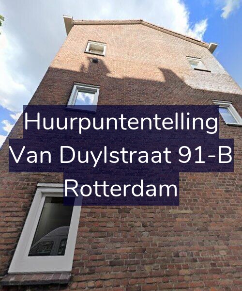 Foto gevel Huurpuntentelling voor Van Duylstraat 91-B, Rotterdam