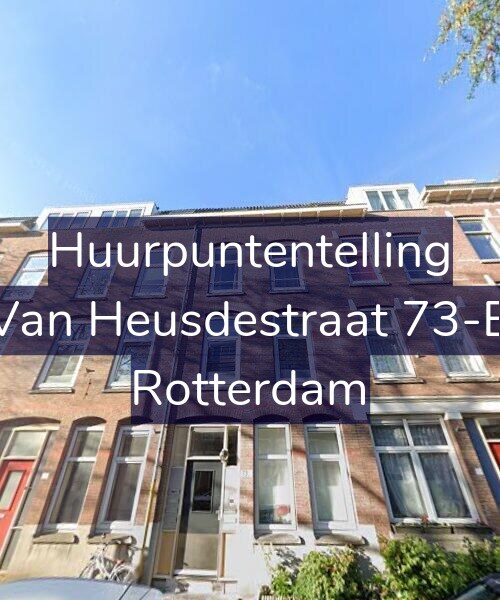 Foto gevel Huurpuntentelling voor Van Heusdestraat 73-B, Rotterdam