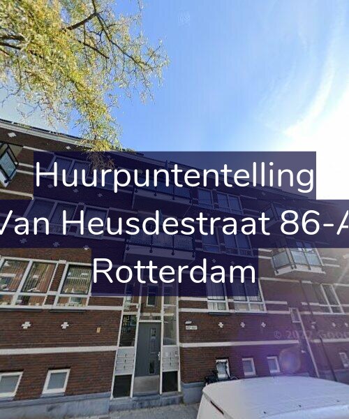 Foto gevel Huurpuntentelling voor Van Heusdestraat 86-A, Rotterdam