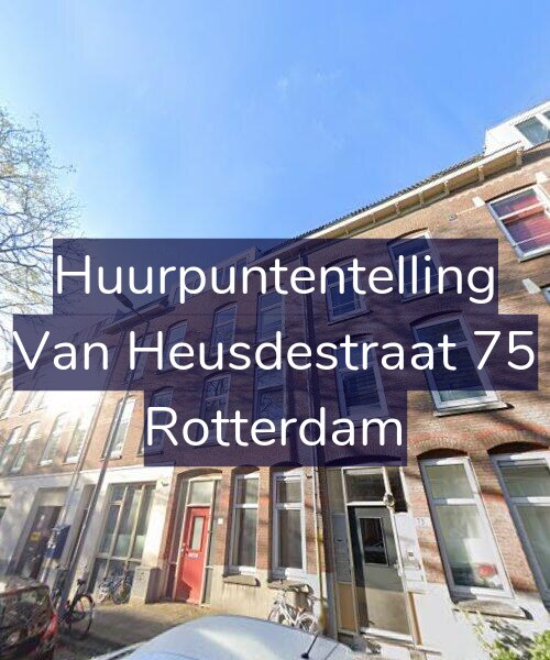 Foto gevel Huurpuntentelling voor Van Heusdestraat 75, Rotterdam