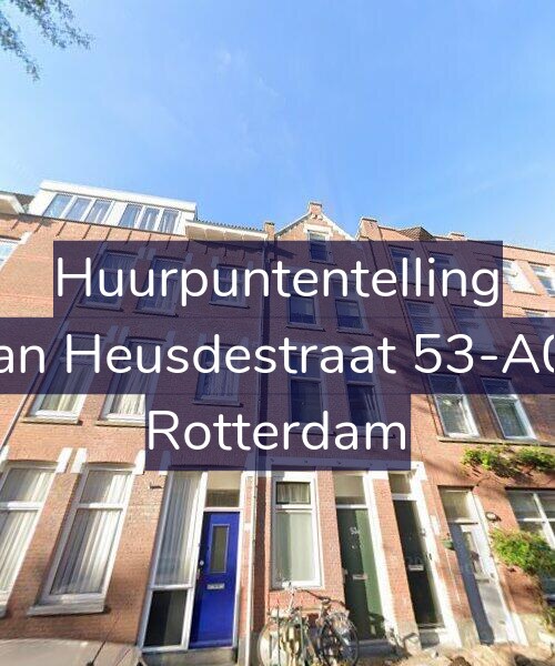 Foto gevel Huurpuntentelling voor Van Heusdestraat 53-A03, Rotterdam