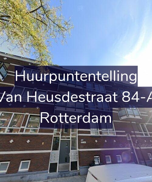 Foto gevel Huurpuntentelling voor Van Heusdestraat 84-A, Rotterdam