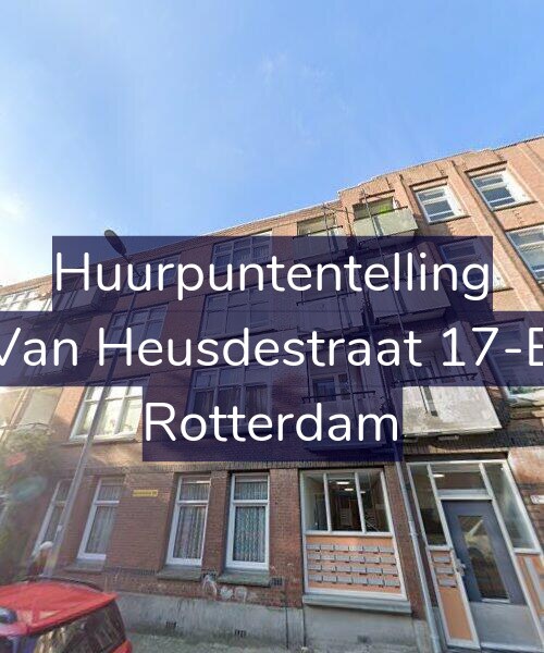 Foto gevel Huurpuntentelling voor Van Heusdestraat 17-B, Rotterdam