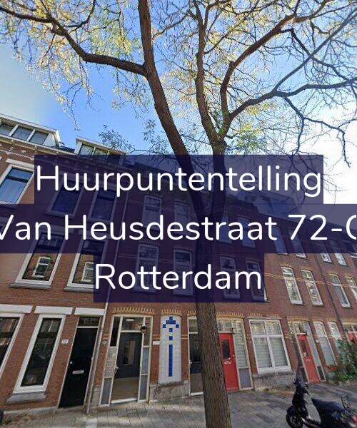 Foto gevel Huurpuntentelling voor Van Heusdestraat 72-C, Rotterdam