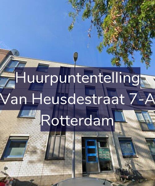 Foto gevel Huurpuntentelling voor Van Heusdestraat 7-A, Rotterdam