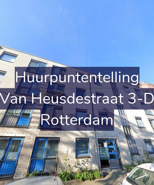 Foto gevel Huurpuntentelling voor Van Heusdestraat 3-D, Rotterdam