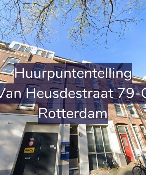 Foto gevel Huurpuntentelling voor Van Heusdestraat 79-C, Rotterdam