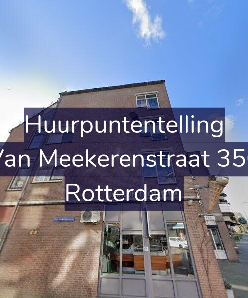 Foto gevel Huurpuntentelling voor Van Meekerenstraat 350, Rotterdam