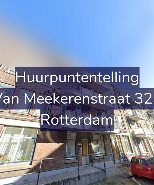 Foto gevel Huurpuntentelling voor Van Meekerenstraat 323, Rotterdam