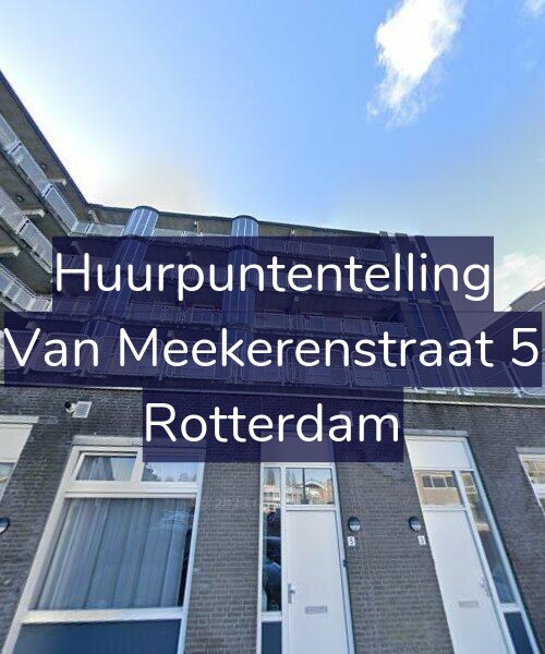 Foto gevel Huurpuntentelling voor Van Meekerenstraat 5, Rotterdam