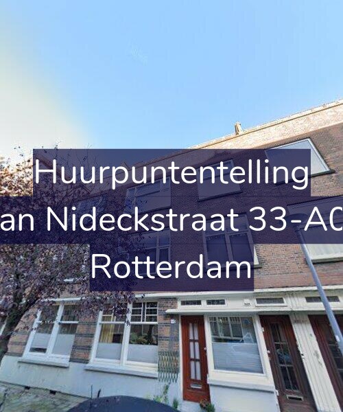Foto gevel Huurpuntentelling voor Van Nideckstraat 33-A02, Rotterdam