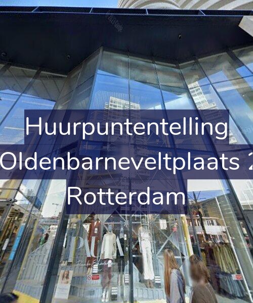 Foto gevel Huurpuntentelling voor Van Oldenbarneveltplaats 28-D, Rotterdam