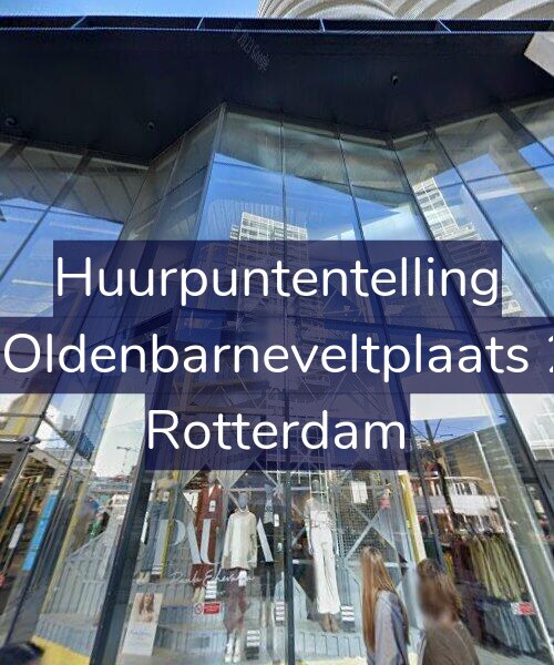 Foto gevel Huurpuntentelling voor Van Oldenbarneveltplaats 26-F, Rotterdam