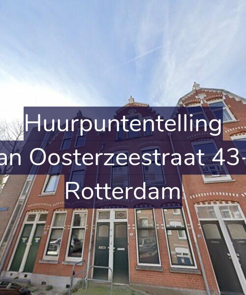 Foto gevel Huurpuntentelling voor Van Oosterzeestraat 43-B, Rotterdam