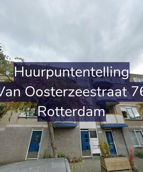 Foto gevel Huurpuntentelling voor Van Oosterzeestraat 76, Rotterdam