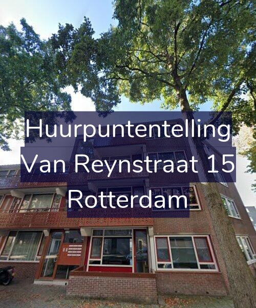 Foto gevel Huurpuntentelling voor Van Reynstraat 15, Rotterdam