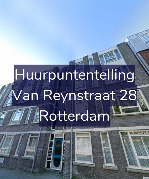 Foto gevel Huurpuntentelling voor Van Reynstraat 28, Rotterdam