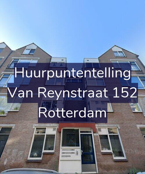 Foto gevel Huurpuntentelling voor Van Reynstraat 152, Rotterdam