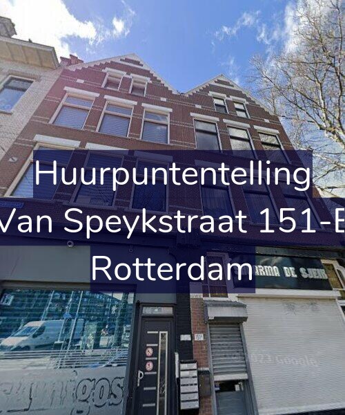Foto gevel Huurpuntentelling voor Van Speykstraat 151-E, Rotterdam