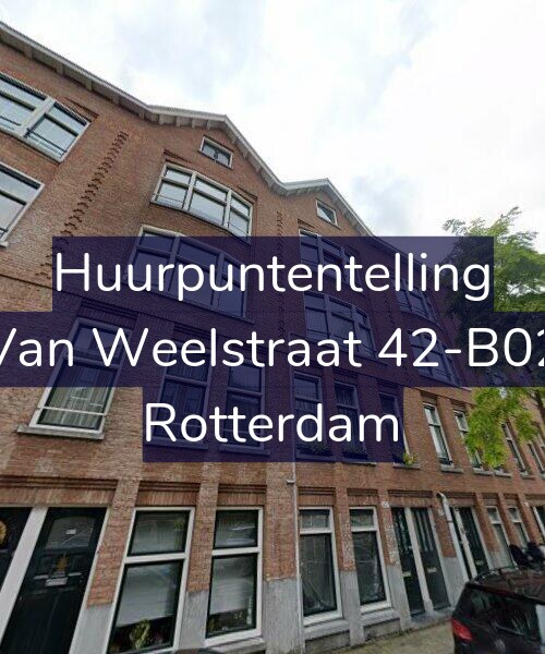 Foto gevel Huurpuntentelling voor Van Weelstraat 42-B02, Rotterdam