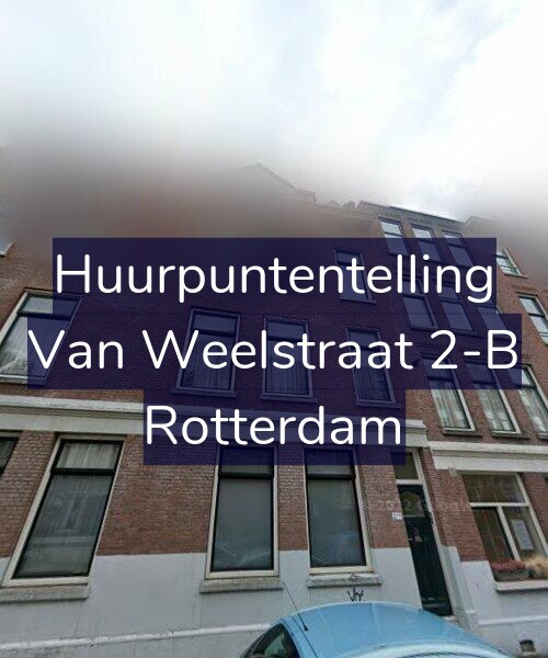Foto gevel Huurpuntentelling voor Van Weelstraat 2-B, Rotterdam