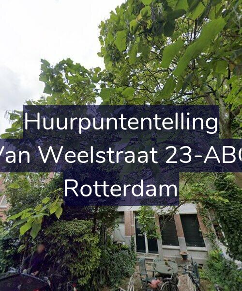 Foto gevel Huurpuntentelling voor Van Weelstraat 23-ABG, Rotterdam