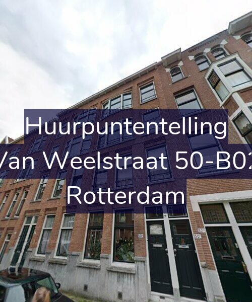 Foto gevel Huurpuntentelling voor Van Weelstraat 50-B02, Rotterdam