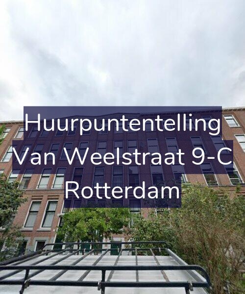 Foto gevel Huurpuntentelling voor Van Weelstraat 9-C, Rotterdam