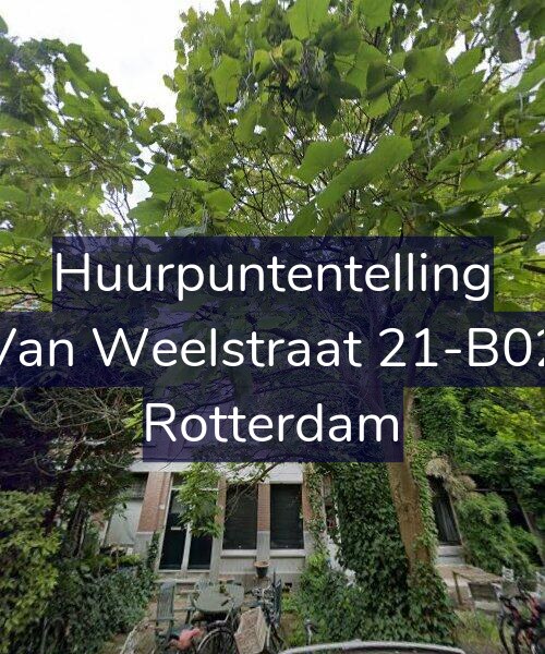 Foto gevel Huurpuntentelling voor Van Weelstraat 21-B02, Rotterdam