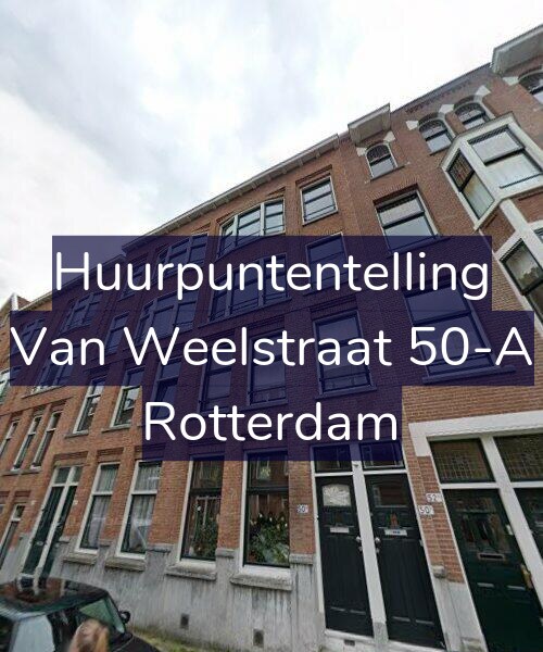 Foto gevel Huurpuntentelling voor Van Weelstraat 50-A, Rotterdam
