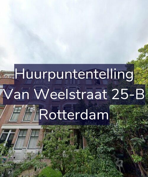 Foto gevel Huurpuntentelling voor Van Weelstraat 25-B, Rotterdam
