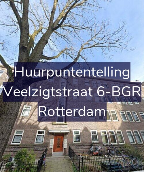 Foto gevel Huurpuntentelling voor Veelzigtstraat 6-BGR, Rotterdam