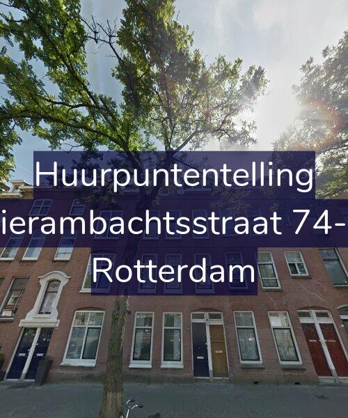 Foto gevel Huurpuntentelling voor Vierambachtsstraat 74-A, Rotterdam